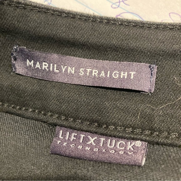 NYDJ Black Straight Leg Jeans - Picture 6 of 9